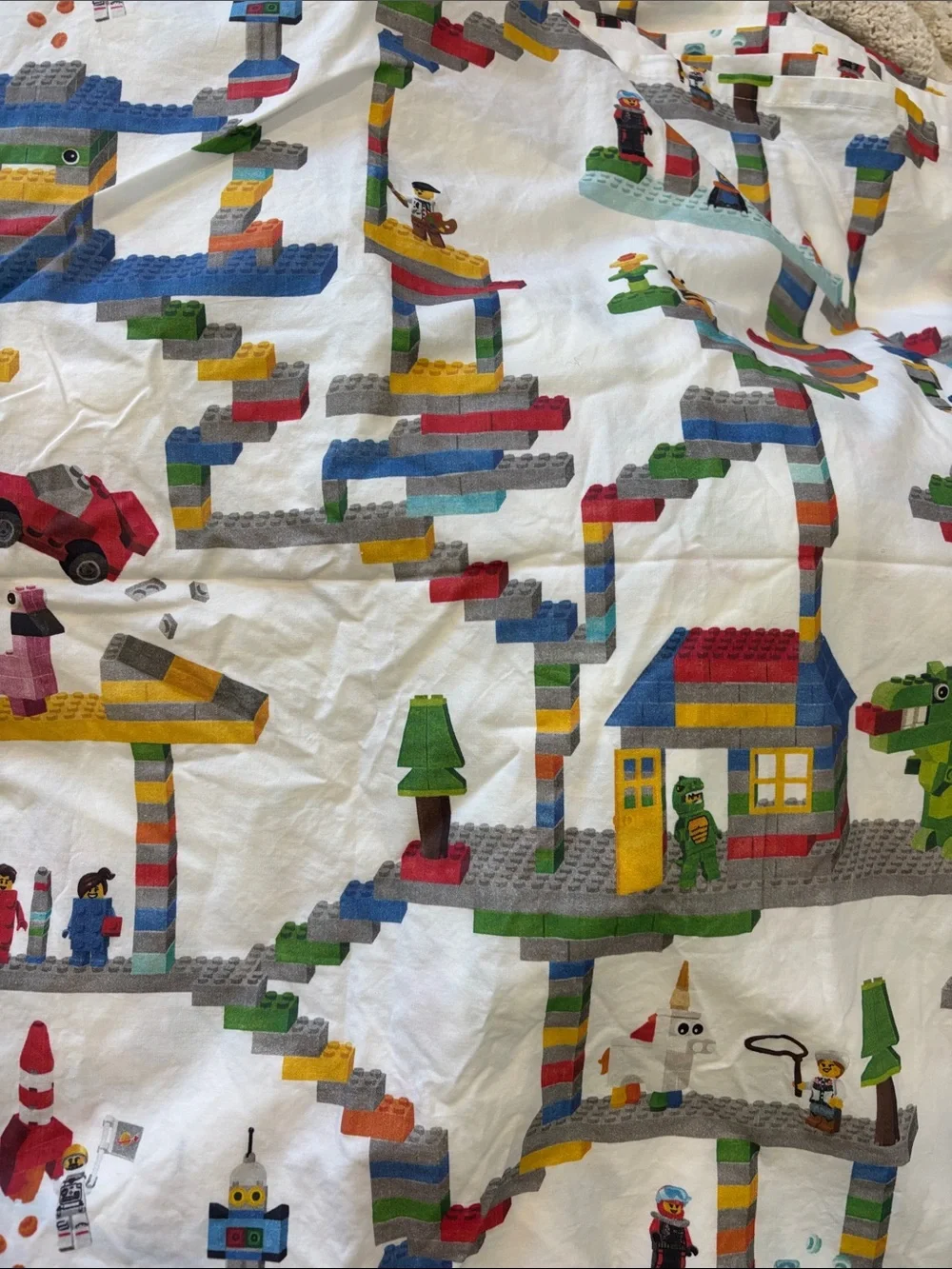 Pottery Barn Kids Lego Full flat sheet